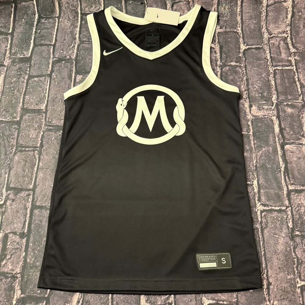 Nike Mamba Sports Academy Kobe Bryant Mens Small Sleeveless Black Jersey NEW NWT